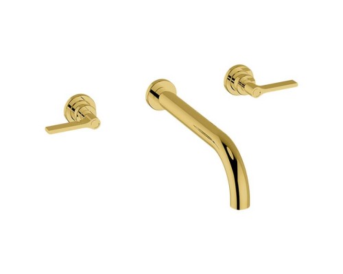 Cisal Grace Смеситель для раковины, настенный, цвет: Brushed Gold. GL0135112W Cisal Grace Смеситель для раковины, настенный, цвет: Brushed Gold. GL0135112W