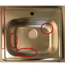 SaleAlv1106813 More 10 Мойка I, 1 чаша, 0,6 мм, NAT, 3½ 560х500х166 мм + сифон 1130550, шк 600 Sale1106813_1092