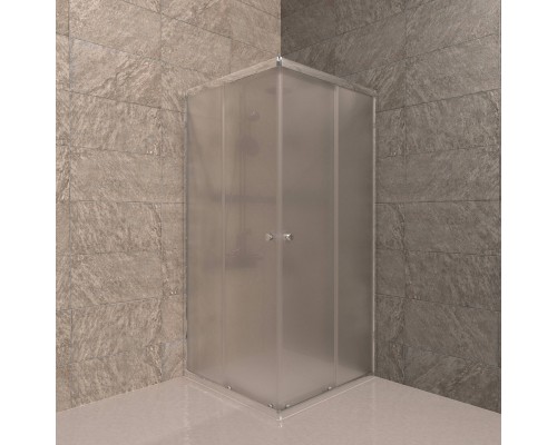 Душевой уголок Triton Вента Хром Вельвет 80х80 см