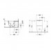 Duravit Me by Starck Унитаз моноблок 37х65 см, слив универсальный, с креплениями, цвет: белый/хром. 0938100085, 2170092000