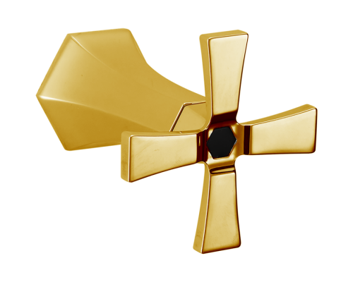 CISAL Cherie Переключатель на 2 выхода, цвет: золото/черный. ZA00200004,  CX0020007C