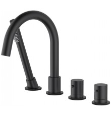 Timo 2330/03Y Saona Термостат на борт ванны, на 4 отв., черный 2330/03Y