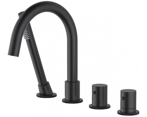 Timo 2330/03Y Saona Термостат на борт ванны, на 4 отв., черный 2330/03Y