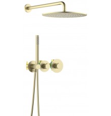 Timo SX-2359/17SM Saona Набор для комплектации душа, с терм., Ø300/микрофон, 1/1 реж., золото матово SX-2359/17SM