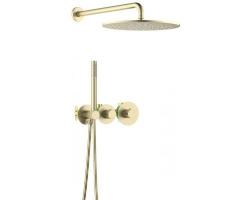 Timo SX-2359/17SM Saona Набор для комплектации душа, с терм., Ø300/микрофон, 1/1 реж., золото матово SX-2359/17SM