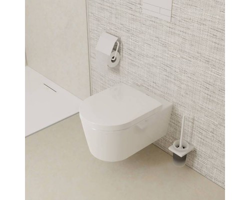 Hansgrohe GladeLake S Сиденье для унитаза, с микролифтом, с верхним креплением, цвет: белый. 60112450 Hansgrohe GladeLake S Сиденье для унитаза, с микролифтом, с верхним креплением, цвет: белый. 60112450