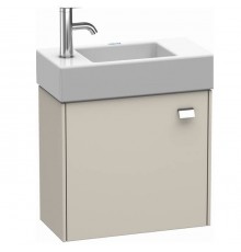 Duravit  Brioso Тумба подвесная 48.4х23.9х44.2см, с раковиной, с 1 дверкой петли слева L, цвет: серо-коричневый матовый. BR4051L1091,  0724500009