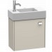 Duravit  Brioso Тумба подвесная 48.4х23.9х44.2см, с раковиной, с 1 дверкой петли слева L, цвет: серо-коричневый матовый. BR4051L1091,  0724500009
