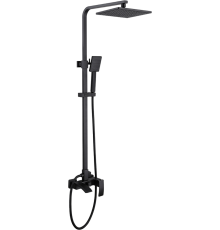 Душевая стойка Abber Wasserfall AF8616B черная матовая