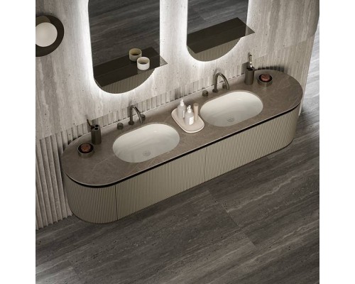 Oasis Naos Композиция №3 Комплект мебели 216х56xh45см, подвесной, мраморный топ pietra medea, цвет: никель черный/лак матовый. 0HYDK20001, 0NAOA4B007, 0NAOB9B003, 0NAOB9B004, 0TCUMR5701(216/PM)+0VSCSTT00000001 Oasis Naos Композиция №3 Комплект мебели 216х56xh45см, подвесной, мраморный топ pietra medea, цвет: никель черный/лак матовый. 0HYDK20001, 0NAOA4B007, 0NAOB9B003, 0NAOB9B004, 0TCUMR5701(216/PM)+0VSCSTT00000001