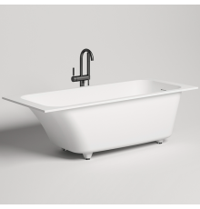Salini Orlanda KIT Встраиваемая ванна 170х80х60cм, UpDown, сифон, щелевой слив-перелив, S-Stone, цвет: белый матовый. 102126M