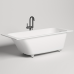 Salini Orlanda KIT Встраиваемая ванна 170х80х60cм, UpDown, сифон, щелевой слив-перелив, S-Stone, цвет: белый матовый. 102126M