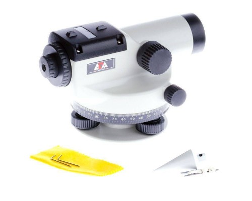 Комплект Нивелир оптический ADA Basis+ Рейка нивелирная телескопическая ADA STAFF 3 + Штатив алюминиевый на клипсах ADA Light