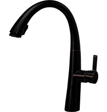 Смеситель для кухни Профсан Steel PSM-301-9 черный, бронза