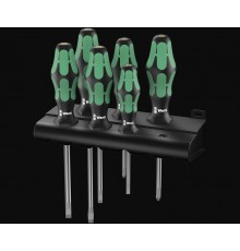 Набор отвёрток Kraftform Plus Lasertip 334/6 Rack Wera WE-105650. WE-105650