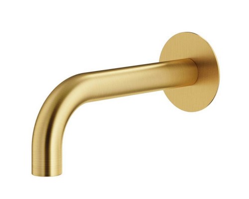 Plumberia Selection IXO Излив для ванны, настенный, длина: 21см., цвет: золото брашированное. SPT0060OB Plumberia Selection IXO Излив для ванны, настенный, длина: 21см., цвет: золото брашированное. SPT0060OB