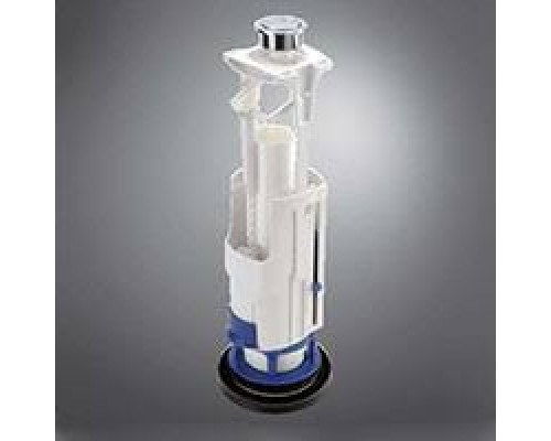 Сливной клапан д/бачка унит., 3/6л. пластик, бесшумный, (пакет), 3V31S 0702125