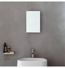 Agape Minuetto Зеркало подвесное 26x40 см, цвет: белый. AMIN0302