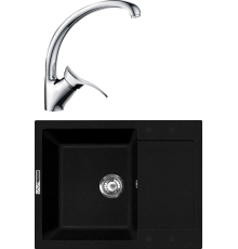 Комплект Мойка кухонная Lava L7.LAV lava + Смеситель SG01 CR chrome