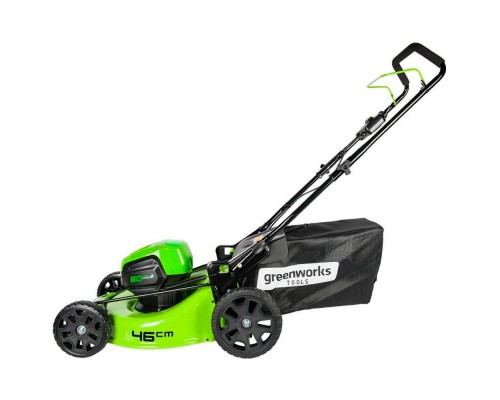 Газонокосилка аккумуляторная Greenworks 60V,46 см, б/щ (АКБ 4 Ач. и ЗУ) Газонокосилка аккумуляторная Greenworks 60V,46 см, б/щ (АКБ 4 Ач. и ЗУ)