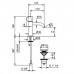 Fantini Nostromo SMALL Смеситель для раковины на 1 отв., цвет: черный матовый. 50 13 G904F
