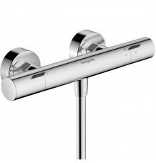 Hansgrohe Ecostat Смеситель для душа, термостатический, настенный, с ограничителем температуры, цвет: хром. 13323000