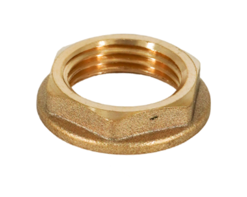 Гайка стопорная, ELSEN, Metalit, В, 1/2, латунь, с фланцем, CN
