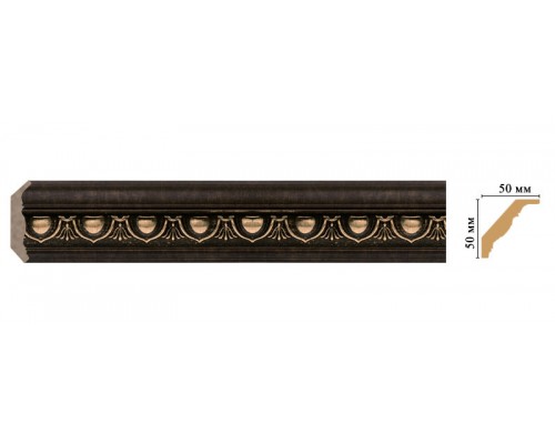 Плинтус потолочный DECOMASTER 155D-56 (50*50*2400мм) Плинтус потолочный DECOMASTER 155D-56 (50*50*2400мм)