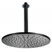 CISAL Shower Верхний душ D300 мм с потолочным держателем L180 мм, цвет: черный. DS01370040