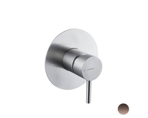 Newform X-STEEL 316 Смеситель для душа, встраиваемый, цвет: PVD Brushed copper bronze. 69675EX.59.067 Newform X-STEEL 316 Смеситель для душа, встраиваемый, цвет: PVD Brushed copper bronze. 69675EX.59.067