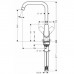 Hansgrohe Focus, Смеситель для кухни, Цвет: сталь. 31820800