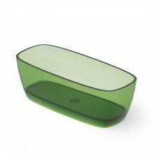 Dea Design Soul Ванна 170х72х56см., отдельностоящая, Glasstek, прозрачная смола, цвет: Emerald R3. DD8632 1700 R3