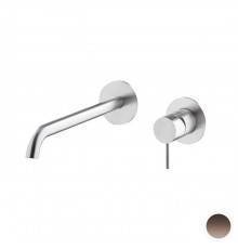 Newform X-STEEL 316 Смеситель для раковины, встраиваемый, излив: 23.9см., цвет: PVD Brushed copper bronze. 69630EX.59.067
