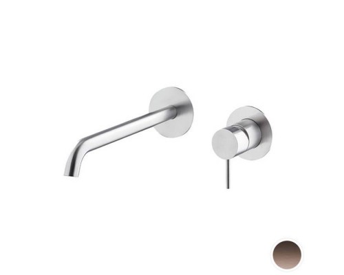 Newform X-STEEL 316 Смеситель для раковины, встраиваемый, излив: 23.9см., цвет: PVD Brushed copper bronze. 69630EX.59.067 Newform X-STEEL 316 Смеситель для раковины, встраиваемый, излив: 23.9см., цвет: PVD Brushed copper bronze. 69630EX.59.067
