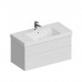 Kerama Marazzi Cubo Тумба подвесная 100см, с ящиками, цвет: белая матовая. CUB.100.2\WHT.M