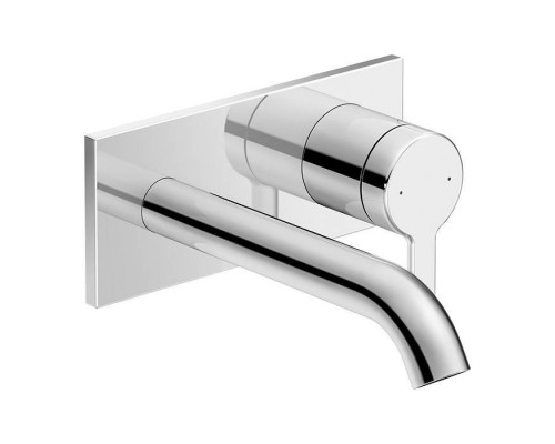 Duravit C.1 Смеситель для раковины, встраиваемый,  излив 174мм, цвет: хром. C11070003010,  GK1900002000