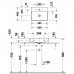 Duravit DuraSquare Раковина накладная 50х40см, без перелива, 1 отв., цвет: белый. 2356500071