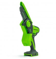 Пила цепная аккумуляторная Greenworks G24MCS10k4 (мини) (АКБ 4Ач и ЗУ)