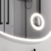 M8FMOX1003SA Зеркало с контурной LED-подсветкой, ИК сенсором и косметическим зеркалом, 100 см