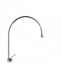 Gessi Goccia Смеситель для раковины на 1 отверстие, излив 387мм R=197, цвет: хром. 33603#031