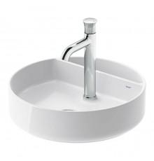 Duravit Bento Starck Box Раковина накладная D46см, с 1 отв., HygieneGlaze, цвет: белый глянцевый. 2380463041