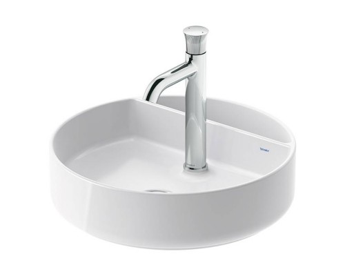 Duravit Bento Starck Box Раковина накладная D46см, с 1 отв., HygieneGlaze, цвет: белый глянцевый. 2380463041