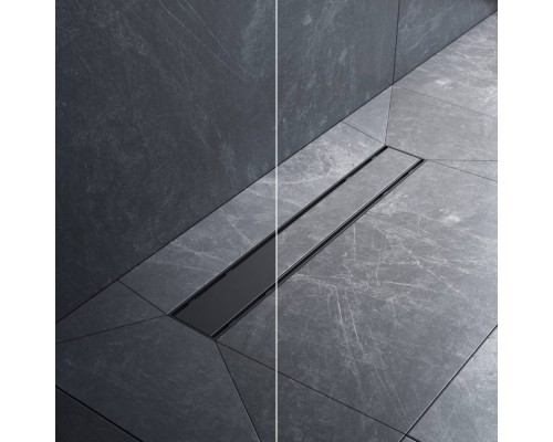 W02SC-U11-050-04BM Трап для душа линейный, универсальный затвор Tile, 50 см W02SC-U11-050-04BM Трап для душа линейный, универсальный затвор Tile, 50 см