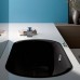 BetteLux Oval Ванна встраиваемая овальная с шумоизоляцией 180x80x45 см, цвет: черный матовый 035. B23-1500,  3466-035