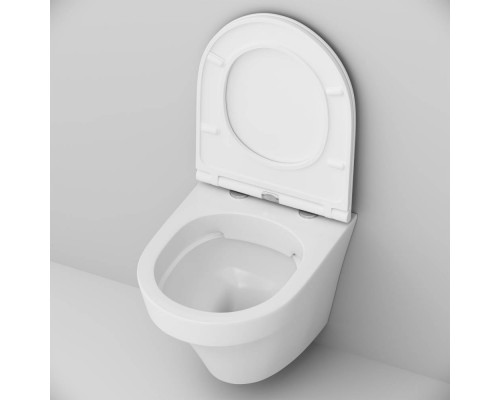 C501700WH Унитаз подвесной безободковый FlashClean, без сиденья C501700WH Унитаз подвесной безободковый FlashClean, без сиденья