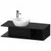 Duravit D-Neo Тумбочка подвесная компакт 100x48х26см., раковина, 1 открытое отделение на правой стороне, цвет: Black Oak. 2328400000,  DE491901616