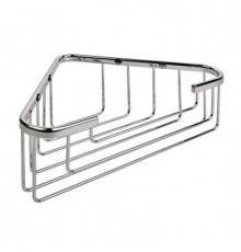 Colombo Basic Угловая металлическая полочка 24.5x15x8см, цвет: хром. B2733.CR