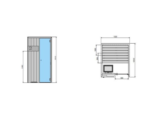 Effegibi Idea Сауна 132х125х201см, пристенная, цвет: канадский хемлок. SA 65 30 0001 Effegibi Idea Сауна 132х125х201см, пристенная, цвет: канадский хемлок. SA 65 30 0001