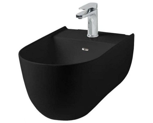 Artceram THE ONE Биде подвесное 52х35см, с креплениями, с 1 отв под смеситель. цвет: черный матовый. THB001 17 00 nero matt *1 Artceram THE ONE Биде подвесное 52х35см, с креплениями, с 1 отв под смеситель. цвет: черный матовый. THB001 17 00 nero matt *1