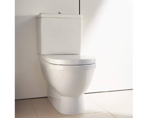 Duravit Starck 3 Унитаз моноблок 70.5х37см, с отдельным бачком с механизмом хром , слив универсальный , вкл крепления, цвет: белый. 0920100005,  2141090000